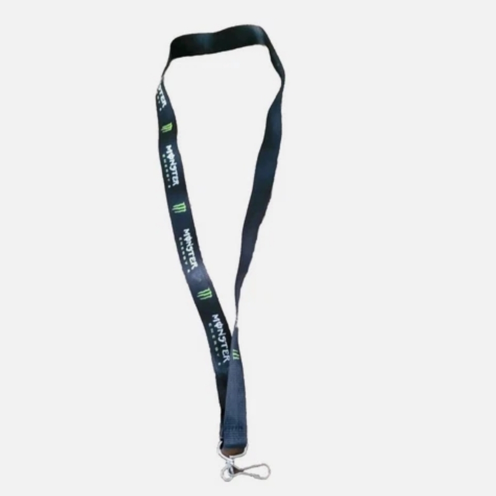 Monster Energy Drink New Black Lanyard